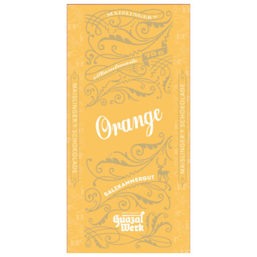 Orange Tafelschokolade